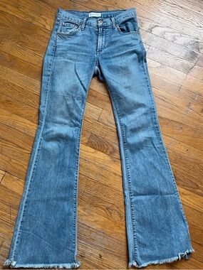 James Jeans Medium Wash Flare Stretch Denim